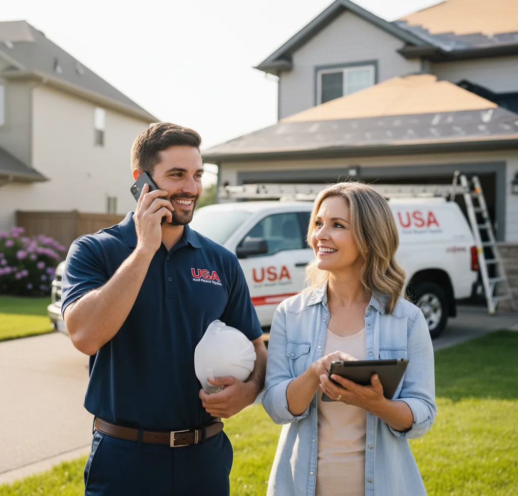 USA Roof Repair Experts customer support in Silver Lake